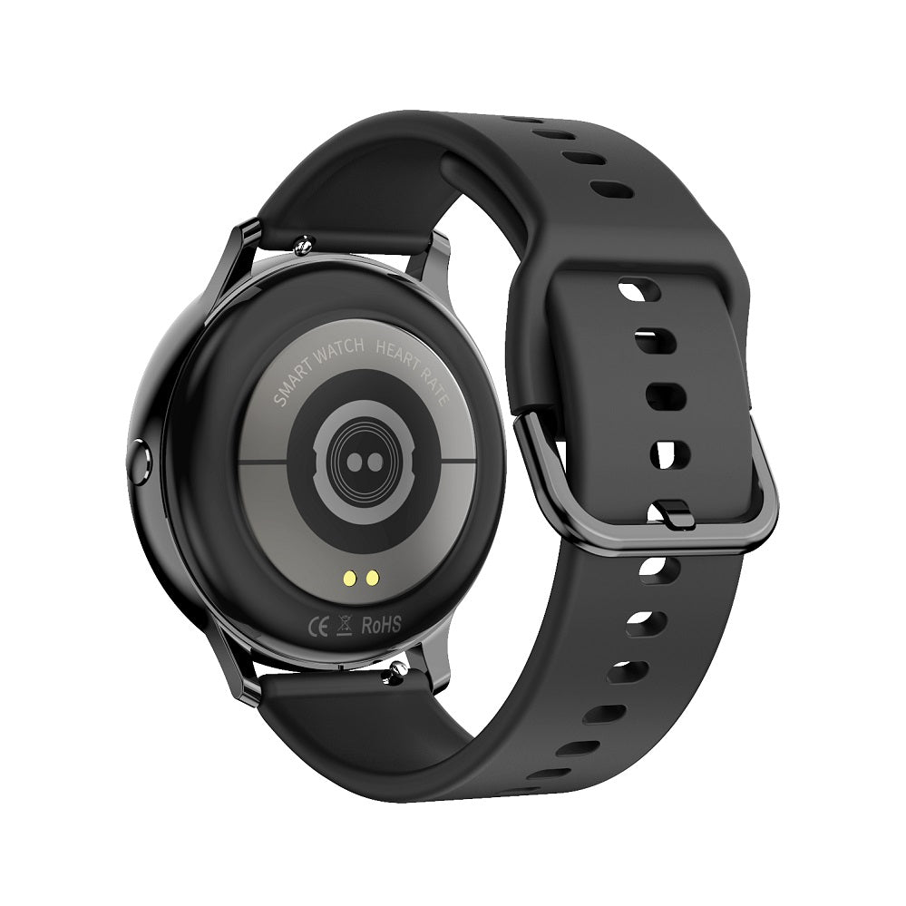 Ceas SmartWatch DT88 Pro Appearance idealStore, Negru, Curea Silicon, Impermeabil, Display 1.3 HD Touchscreen, Monitorizare ECG, Pedometru, Altimetru, Sedentary Reminder, 8 Moduri Sportive, Notificari Whatsapp/Facebook/Instagram