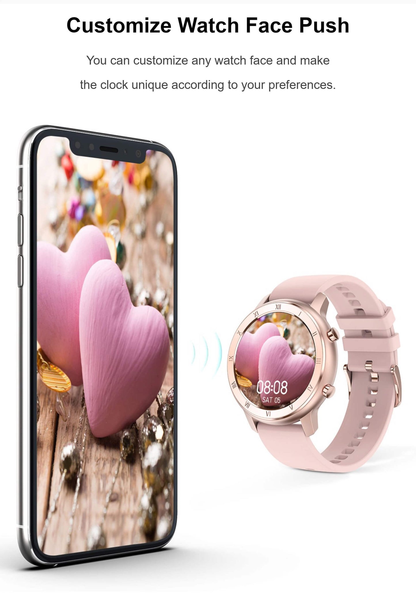 Ceas Smartwatch Best Collection DT89 idealStore, Ecran 1.2 inch Full HD, BlueTooth, Bratara Fitness, Rezistent la Apa IP68, Notificari, Stand By 7 Zile, Ritm Cardiac, ECG, Nivel Oxigen Sange, Metalic Gold