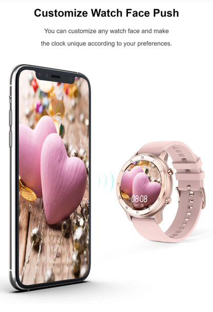 Ceas Smartwatch Best Collection DT89 idealStore, Ecran 1.2 inch Full HD, BlueTooth, Bratara Fitness, Rezistent la Apa IP68, Notificari, Stand By 7 Zile, Ritm Cardiac, ECG, Nivel Oxigen Sange, Metalic Gold