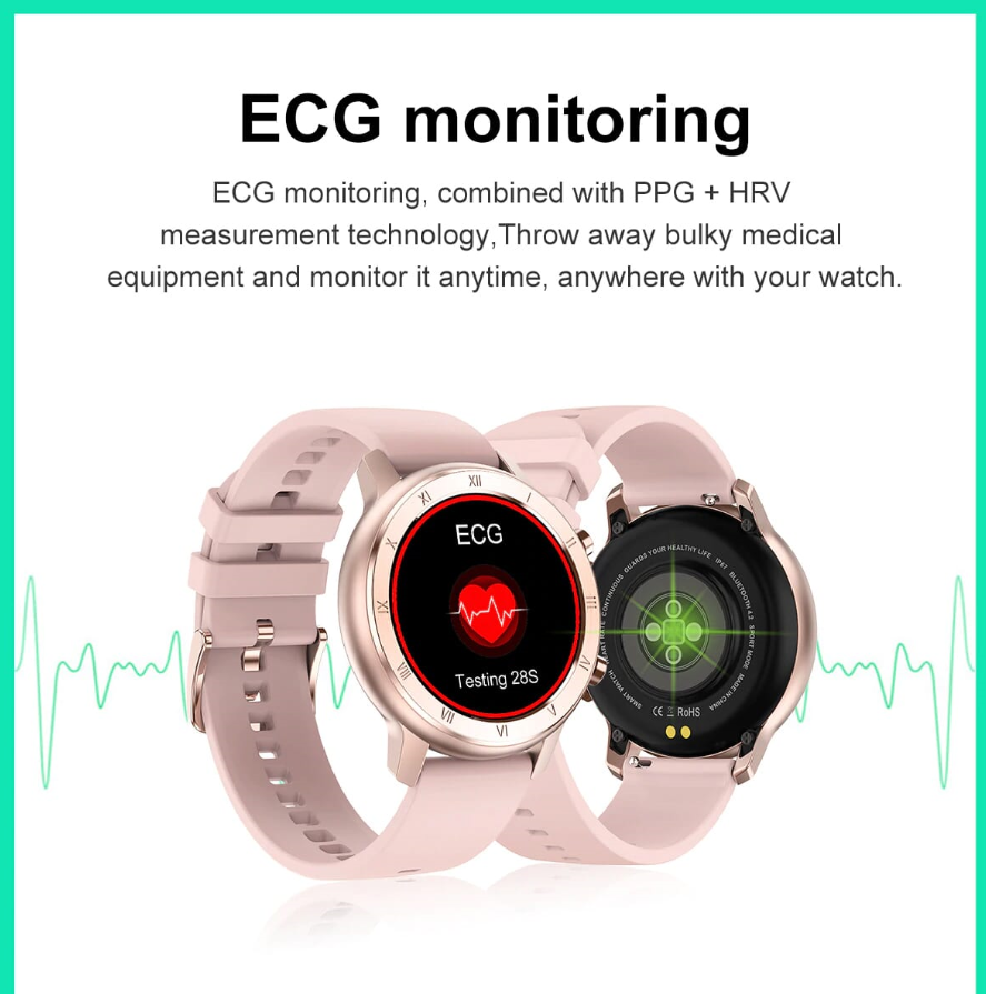 Ceas Smartwatch Best Collection DT89 idealStore, Ecran 1.2 inch Full HD, BlueTooth, Bratara Fitness, Rezistent la Apa IP68, Notificari, Stand By 7 Zile, Ritm Cardiac, ECG, Nivel Oxigen Sange, Silicon