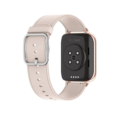 Ceas SmartWatch Twinkler idealStore, Ecran LTPS 1.78', Functie Apel, Senzor Ritm Cardiac, Pulsoximetru, Monitor Somn, Multi-Sport, Rezistent la Apa, Compatibil Android si iOS, Piele Auriu