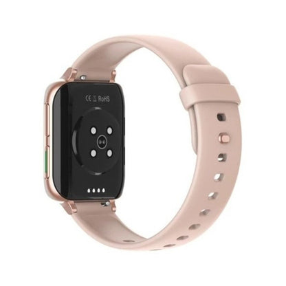 Ceas SmartWatch Twinkler idealStore, Ecran LTPS 1.78', Functie Apel, Senzor Ritm Cardiac, Pulsoximetru, Monitor Somn, Multi-Sport, Rezistent la Apa, Compatibil Android si iOS, Silicon Auriu