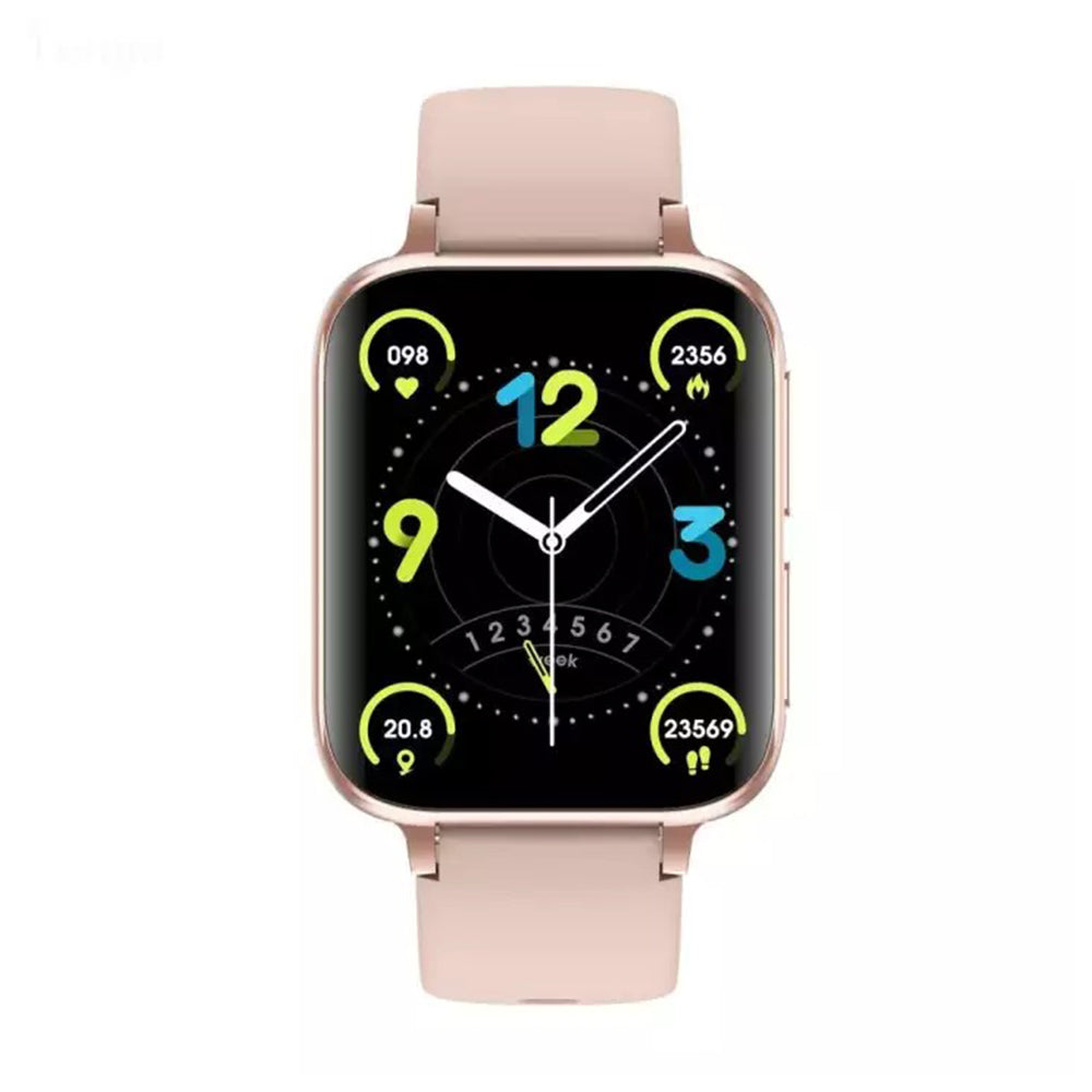 Ceas SmartWatch Twinkler idealStore, Ecran LTPS 1.78', Functie Apel, Senzor Ritm Cardiac, Pulsoximetru, Monitor Somn, Multi-Sport, Rezistent la Apa, Compatibil Android si iOS, Silicon Auriu
