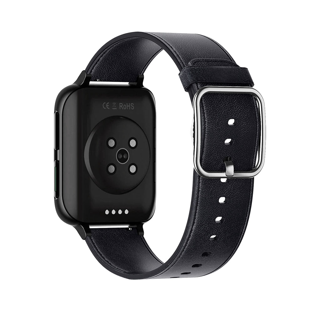 Ceas SmartWatch Twinkler idealStore, Ecran LTPS 1.78', Functie Apel, Senzor Ritm Cardiac, Pulsoximetru, Monitor Somn, Multi-Sport, Rezistent la Apa, Compatibil Android si iOS, Piele Negru