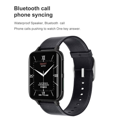 Ceas SmartWatch Twinkler idealStore, Ecran LTPS 1.78', Functie Apel, Senzor Ritm Cardiac, Pulsoximetru, Monitor Somn, Multi-Sport, Rezistent la Apa, Compatibil Android si iOS, Piele Negru