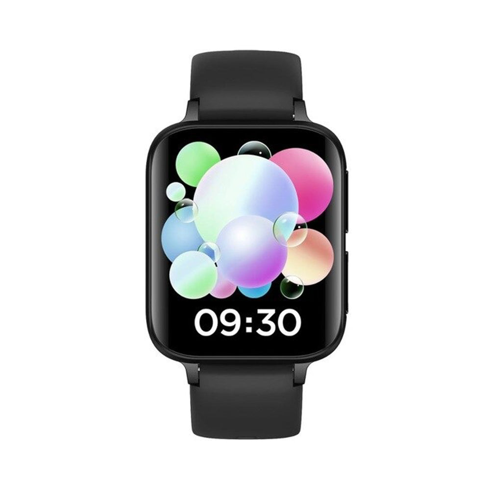 Ceas SmartWatch Twinkler idealStore, Ecran LTPS 1.78', Functie Apel, Senzor Ritm Cardiac, Pulsoximetru, Monitor Somn, Multi-Sport, Rezistent la Apa, Compatibil Android si iOS, Silicon Negru