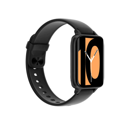 Ceas SmartWatch Twinkler idealStore, Ecran LTPS 1.78', Functie Apel, Senzor Ritm Cardiac, Pulsoximetru, Monitor Somn, Multi-Sport, Rezistent la Apa, Compatibil Android si iOS, Silicon Negru