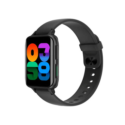 Ceas SmartWatch Twinkler idealStore, Ecran LTPS 1.78', Functie Apel, Senzor Ritm Cardiac, Pulsoximetru, Monitor Somn, Multi-Sport, Rezistent la Apa, Compatibil Android si iOS, Silicon Negru