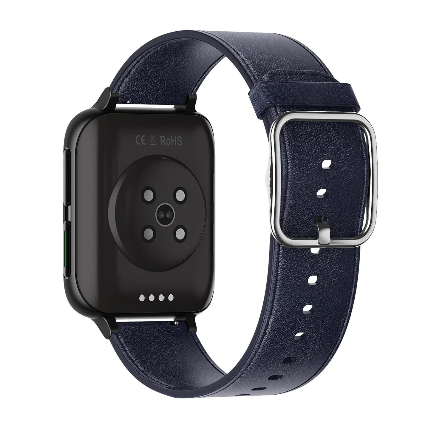 Ceas SmartWatch Twinkler idealStore, Ecran LTPS 1.78', Functie Apel, Senzor Ritm Cardiac, Pulsoximetru, Monitor Somn, Multi-Sport, Rezistent la Apa, Compatibil Android si iOS, Albastru Piele