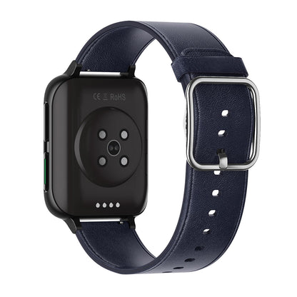 Ceas SmartWatch Twinkler idealStore, Ecran LTPS 1.78', Functie Apel, Senzor Ritm Cardiac, Pulsoximetru, Monitor Somn, Multi-Sport, Rezistent la Apa, Compatibil Android si iOS, Albastru Piele