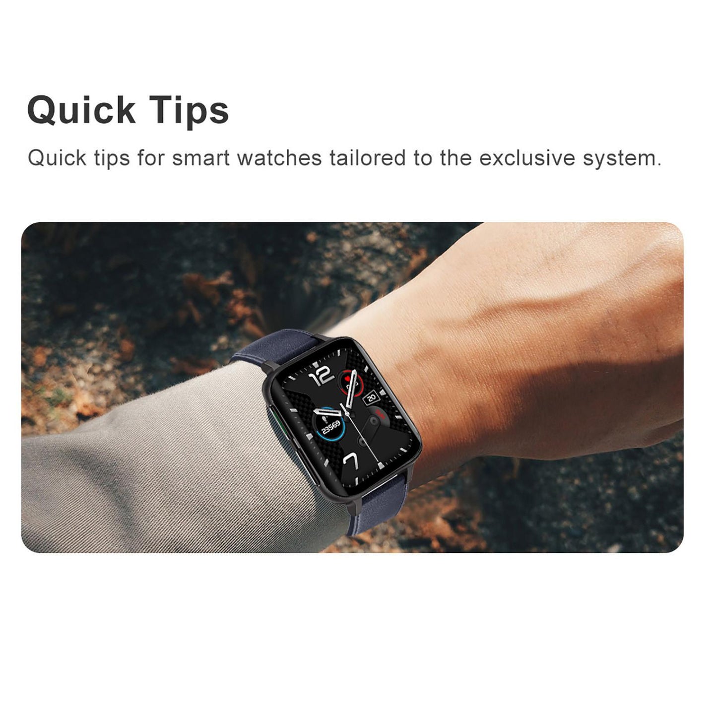 Ceas SmartWatch Twinkler idealStore, Ecran LTPS 1.78', Functie Apel, Senzor Ritm Cardiac, Pulsoximetru, Monitor Somn, Multi-Sport, Rezistent la Apa, Compatibil Android si iOS, Albastru Piele