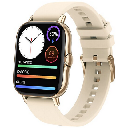 Ceas SmartWatch idealSTORE Men Sport Collection, Touch 1.78 inch, Ecran Fitness HD inteligent, Android/IOS, Bluetooth V4.O, IP 67, Inregistrare ritm cardiac, Somn, Pasi, EKG, Alarma, Barometru, Muzica, Meteo, Apeluri, Multi Sport, Gold