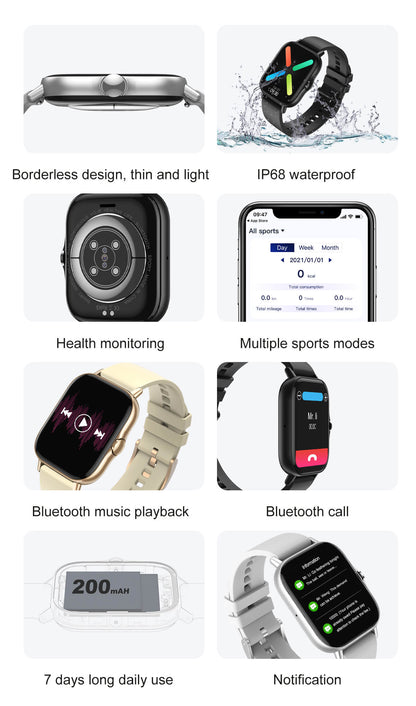 Ceas SmartWatch idealSTORE Men Sport Collection, 1.78 inch, Ecran HD, Android/IOS, Bluetooth V4.O, IP 67, Inregistrare ritm cardiac, Somn, Pasi, EKG, Alarma, Barometru, Tensiune arteriala, Muzica, Meteo, Apeluri, Multi Sport, Silver