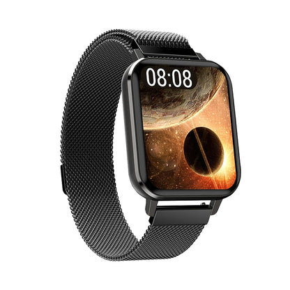 SmartWatch New DT MAX idealSTORE, Ecran Tactil IPS, Notificari Apeluri si Mesaje, Monitorizare EKG si Ritm Cardiac, Masurare Tensiune Arteriala si Oxigen in Sange, Pedometru, Functii Fitness, Rezistent la Apa, Design Confortabil
