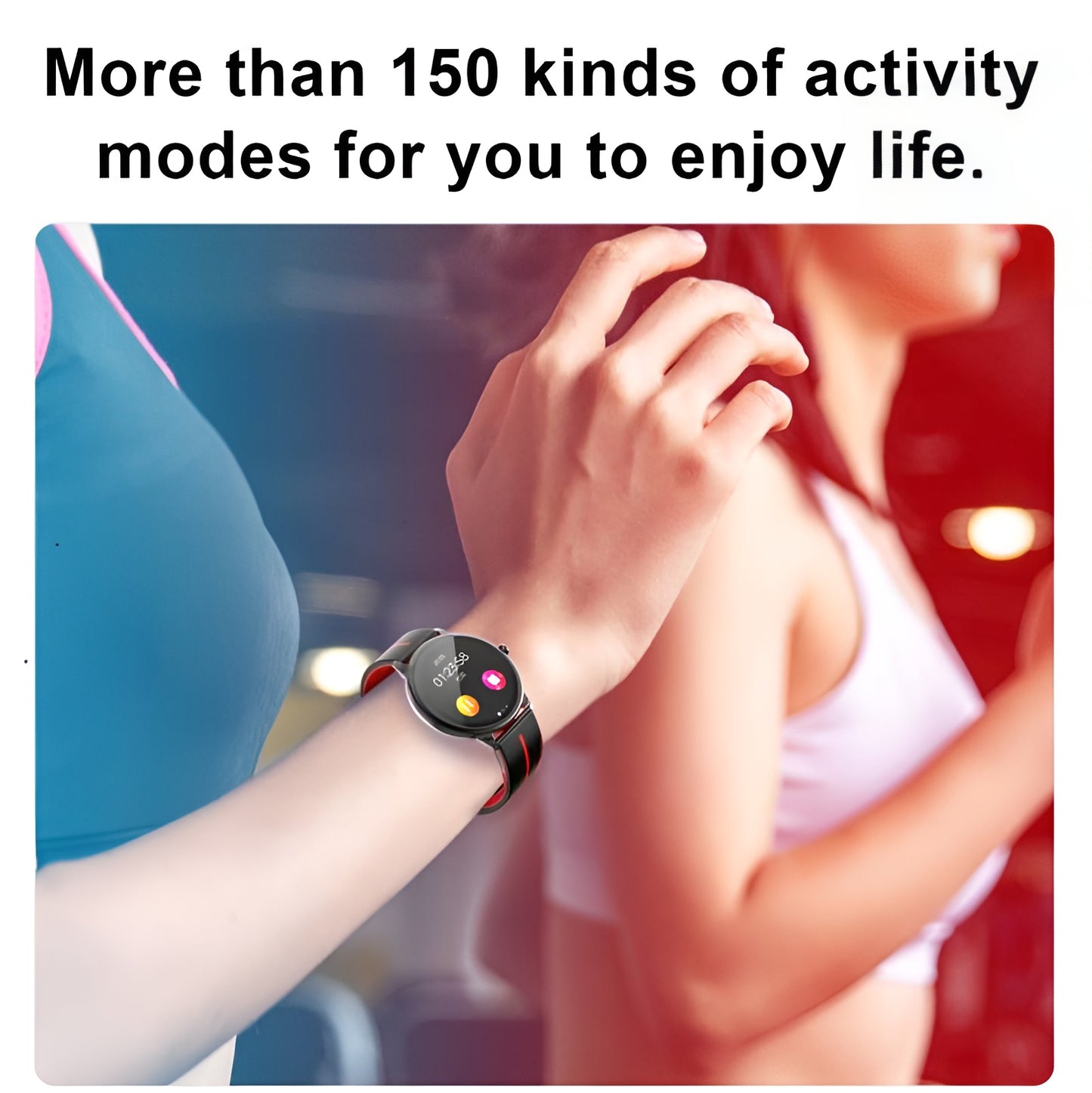 Ceas Smartwatch Dynamic Style Collection IdealStore, Ecran AMOLED HD 1.43 inch, Preluare Apeluri si Mesaje Bluetooth, NFC, Monitorizare Ritm Cardiac si Somn, Asistent Vocal, Difuzor si Microfon incorporat, IP67, Alarma, Android-IOS, Long Battery, Black