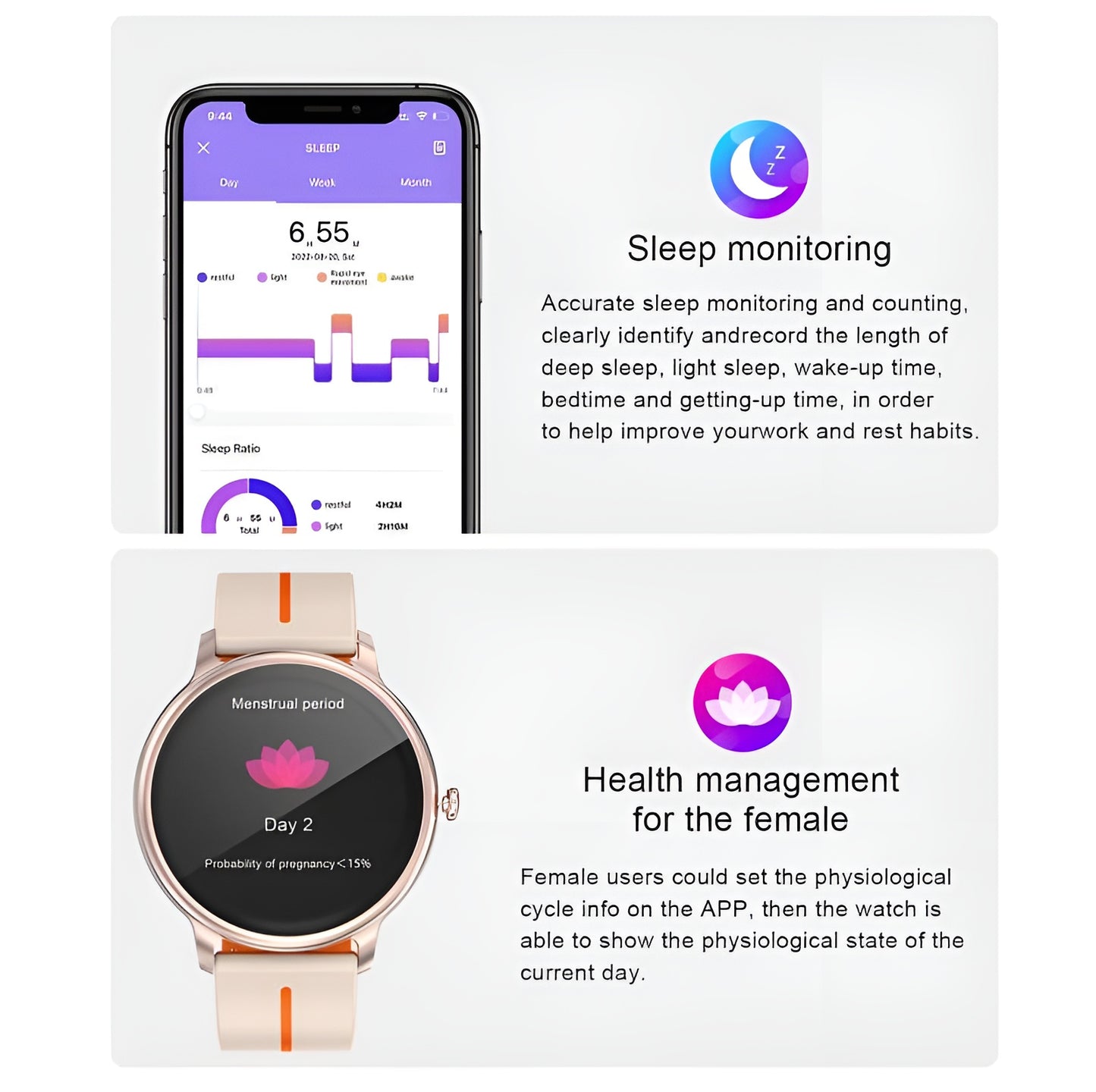 Ceas Smartwatch Dynamic Style Collection IdealStore, Ecran AMOLED HD 1.43 inch, Preluare Apeluri si Mesaje Bluetooth, NFC, Monitorizare Ritm Cardiac si Somn, Asistent Vocal, Difuzor si Microfon incorporat, IP67, Alarma, Android-IOS, Long Battery, Gold