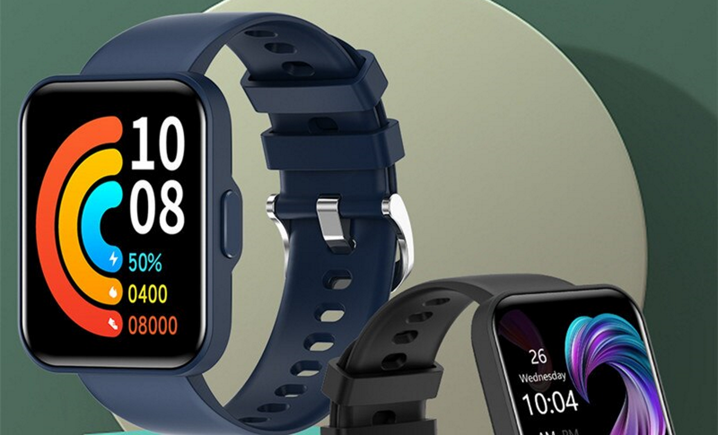 Smartwatch si Bratara de Fitness idealStore EasyApp, 24 Moduri Sportive, Tracker de fitness, GPS track sport, Monitorizare Ritm si Tensiune Cardiaca, Prognoza Meteo, Player Muzical, Notificari, Respingere Apel, Culoare Blue