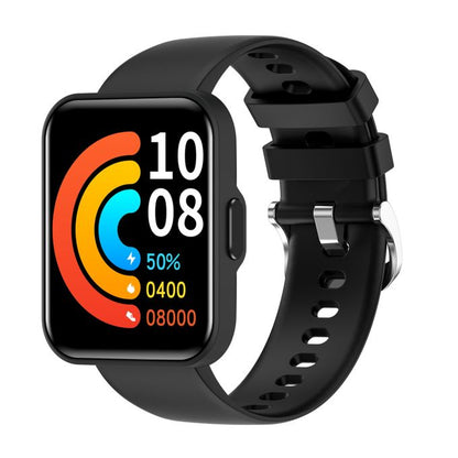 Smartwatch si Bratara de Fitness idealStore EasyApp, 24 Moduri Sportive, Tracker de fitness, GPS track sport, Monitorizare Ritm si Tensiune Cardiaca, Prognoza Meteo, Player Muzical, Notificari, Respingere Apel, Culoare Negru
