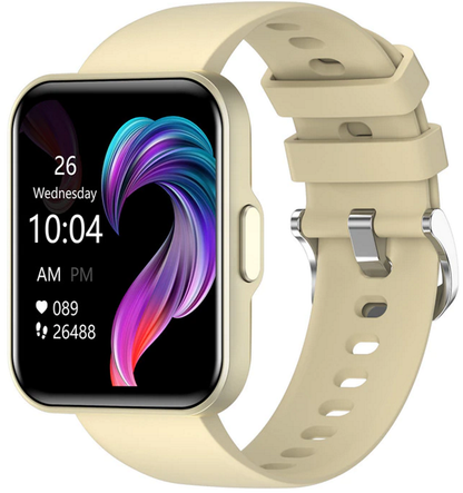 Smartwatch si Bratara de Fitness idealStore EasyApp, 24 Moduri Sportive, Tracker de fitness, GPS track sport, Monitorizare Ritm si Tensiune Cardiaca, Prognoza Meteo, Player Muzical, Notificari, Respingere Apel, Culoare Silver