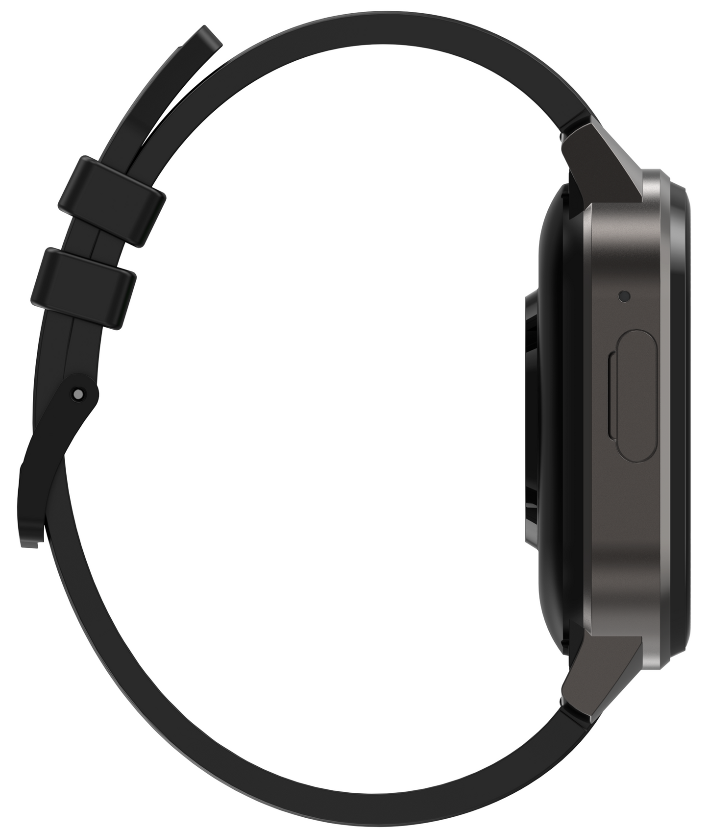 Smartwatch idealSTORE EasySIM, Ecran AMOLED 2.13 inch, camera Foto, Android 8.1, GPS, Apel 4G, Apel Video, Acumulator Puternic 1000 mAh, Ritm Cardiac, SpO2, Incarcare Magnetica, Procesor quad-core, Bratara Neagra din Silicon