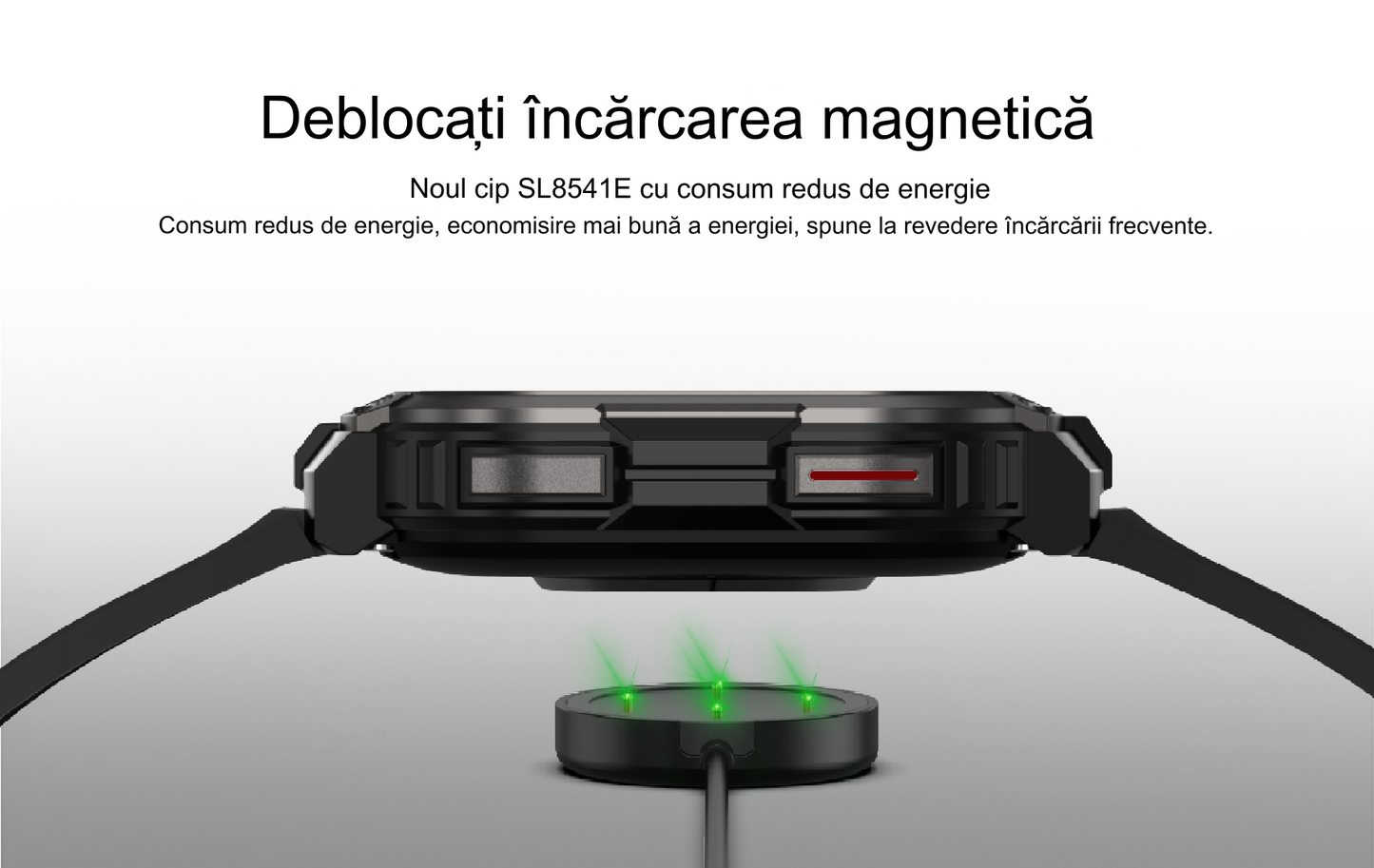 Smartwatch idealSTORE EasySIMS2, Ecran AMOLED 2.13 inch, camera Foto, Android 8.1, GPS, GLONASS, Busola, Apel 4G, Acumulator 1000 mAh, Nano SIM, Ritm Cardiac, SpO2, Incarcare Magnetica, Procesor quad-core, Bratara Neagra din Silicon