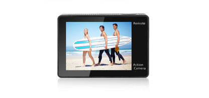 Camera video sport EKEN H6S Ultra HD 4K+ EIS, 170 grade, stabilizare electronica, Dublu ecran, 2' LCD, Wi-Fi, HDMI, Accesorii incluse, micro USB, carcasa subacvatica 30m, 2-inch, Black, Telecomanda si trepied Cadou + Baterie Bonus