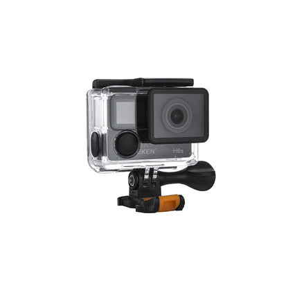 Camera video sport EKEN H6S Ultra HD 4K+ EIS, 170 grade, stabilizare electronica, Dublu ecran, 2' LCD, Wi-Fi, HDMI, Accesorii incluse, micro USB, carcasa subacvatica 30m, 2-inch, Black, Telecomanda si trepied Cadou + Baterie Bonus
