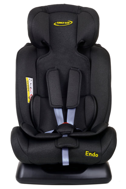 Scaun Auto Profesional Pentru Copil, Baby Jolie ENDO IDL Collection, 3 Grupe de Greutate 0-36 kg, Pozitie de Somn, Instalare In Fata si Spate, Centuri de Siguranta cu 5 Puncte, Tetiera Reglabila,Negru