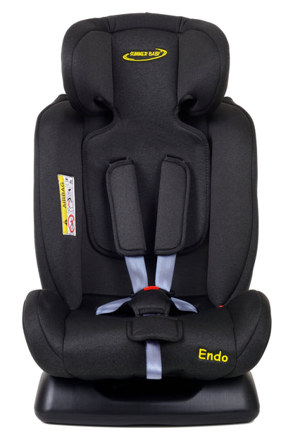 Scaun Auto Profesional Pentru Copil, Baby Jolie ENDO IDL Collection, 3 Grupe de Greutate 0-36 kg, Pozitie de Somn, Instalare In Fata si Spate, Centuri de Siguranta cu 5 Puncte, Tetiera Reglabila,Negru