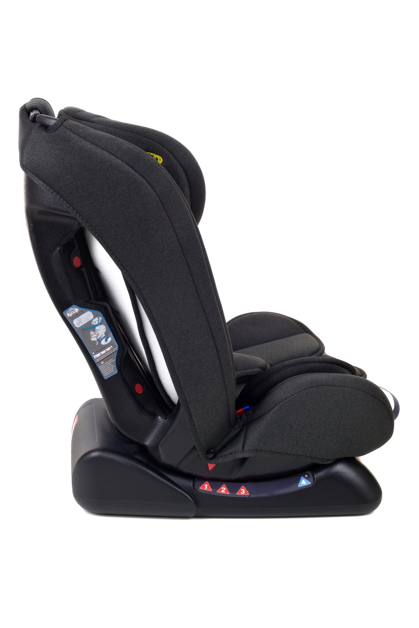 Scaun Auto Profesional Pentru Copil, Baby Jolie ENDO IDL Collection, 3 Grupe de Greutate 0-36 kg, Pozitie de Somn, Instalare In Fata si Spate, Centuri de Siguranta cu 5 Puncte, Tetiera Reglabila,Negru