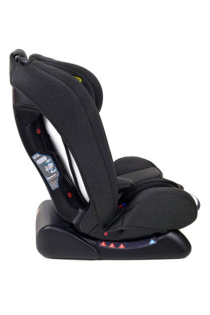 Scaun Auto Profesional Pentru Copil, Baby Jolie ENDO IDL Collection, 3 Grupe de Greutate 0-36 kg, Pozitie de Somn, Instalare In Fata si Spate, Centuri de Siguranta cu 5 Puncte, Tetiera Reglabila,Negru