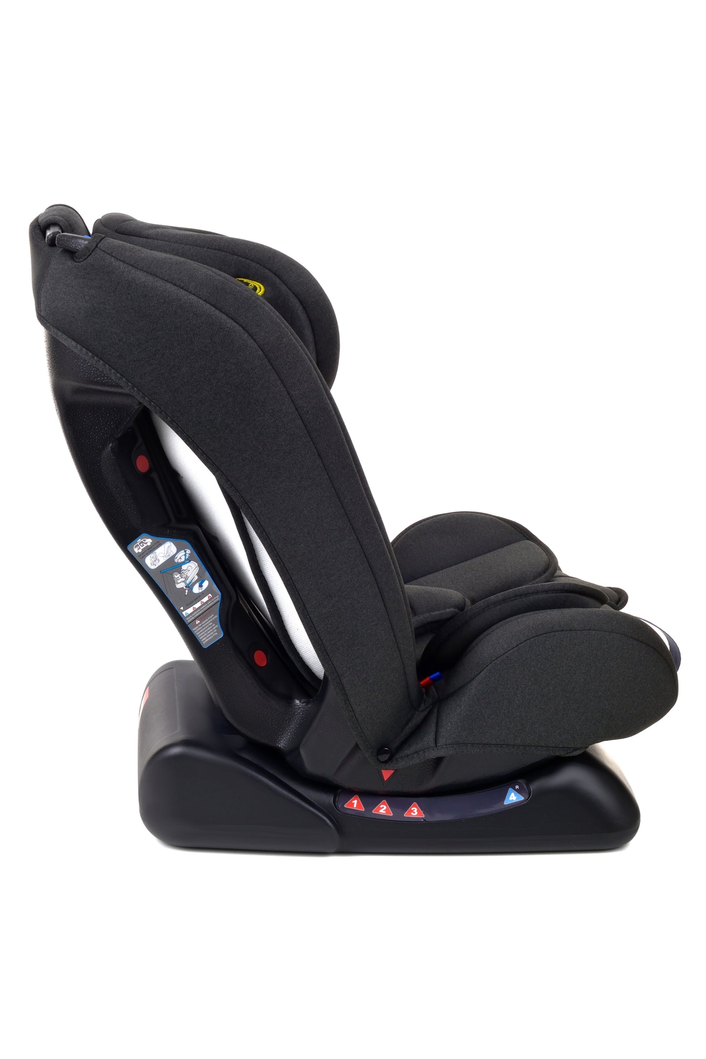 Scaun Auto Profesional Pentru Copil, Baby Jolie ENDO IDL Collection, 3 Grupe de Greutate 0-36 kg, Pozitie de Somn, Instalare In Fata si Spate, Centuri de Siguranta cu 5 Puncte, Tetiera Reglabila,Negru