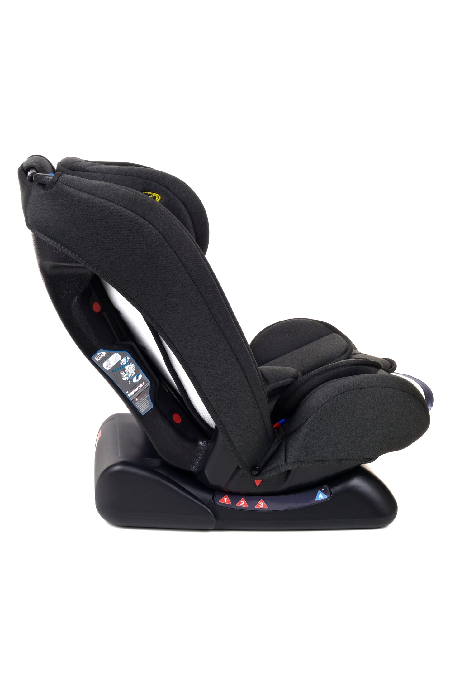 Scaun Auto Profesional Pentru Copil, Baby Jolie ENDO IDL Collection, 3 Grupe de Greutate 0-36 kg, Pozitie de Somn, Instalare In Fata si Spate, Centuri de Siguranta cu 5 Puncte, Tetiera Reglabila,Negru