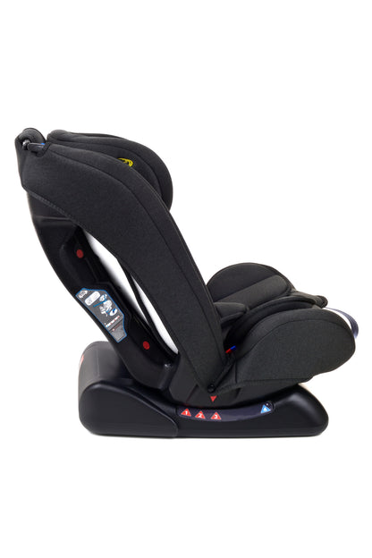 Scaun Auto Profesional Pentru Copil, Baby Jolie ENDO IDL Collection, 3 Grupe de Greutate 0-36 kg, Pozitie de Somn, Instalare In Fata si Spate, Centuri de Siguranta cu 5 Puncte, Tetiera Reglabila,Negru