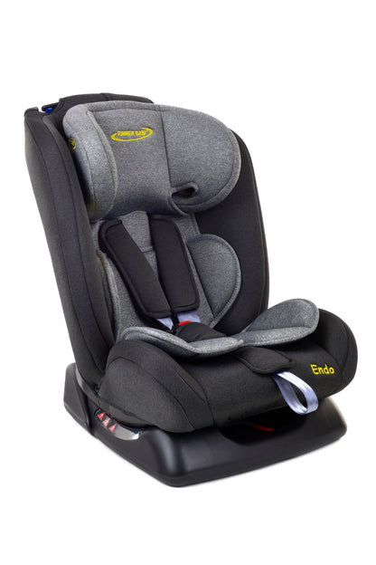 Scaun Auto Profesional Pentru Copil, Baby Jolie ENDO IDL Collection, 3 Grupe de Greutate 0-36 kg, Pozitie de Somn, Instalare In Fata si Spate, Centuri de Siguranta cu 5 Puncte, Tetiera Reglabila, Negru-Gri