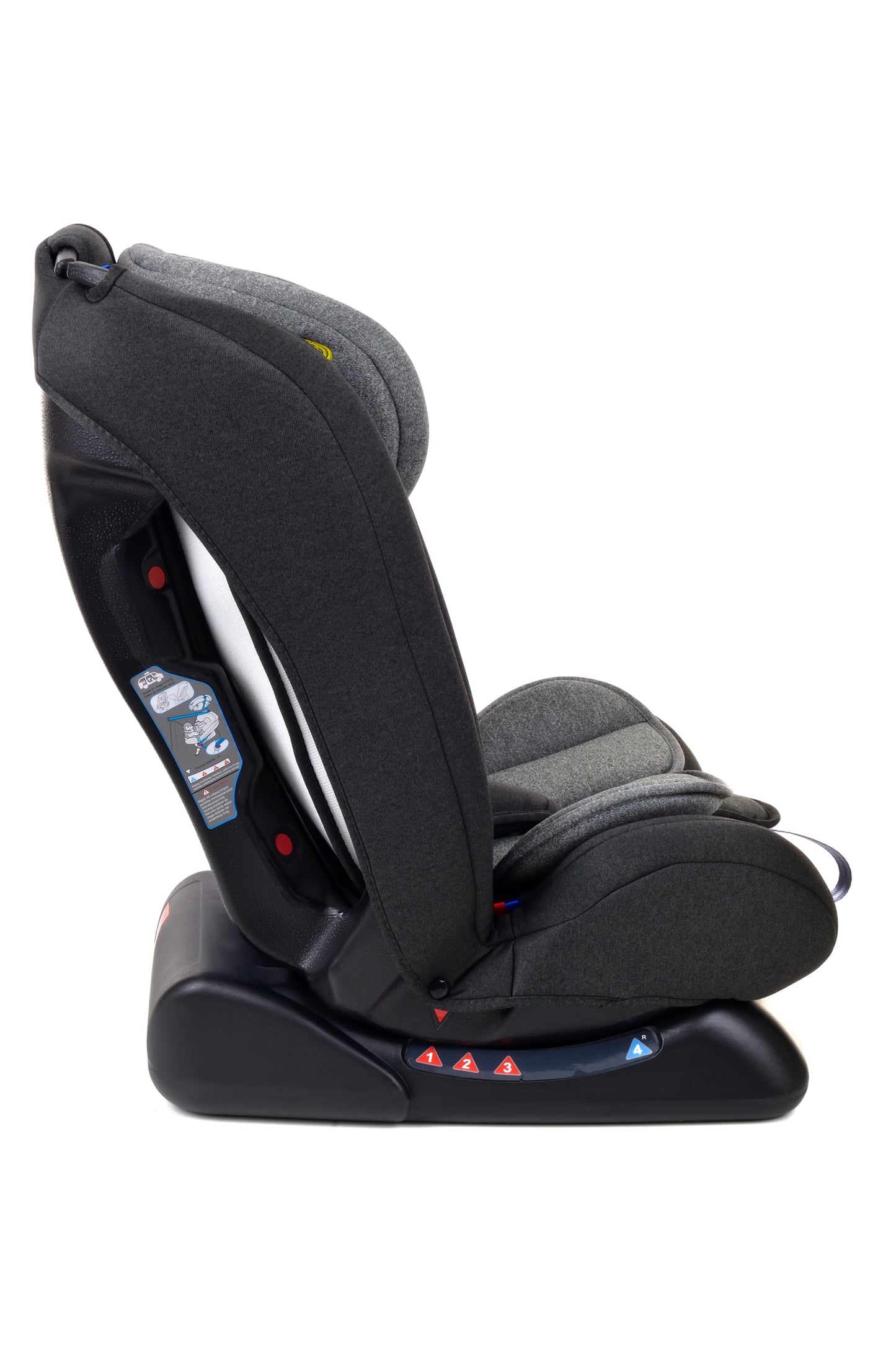 Scaun Auto Profesional Pentru Copil, Baby Jolie ENDO IDL Collection, 3 Grupe de Greutate 0-36 kg, Pozitie de Somn, Instalare In Fata si Spate, Centuri de Siguranta cu 5 Puncte, Tetiera Reglabila, Negru-Gri