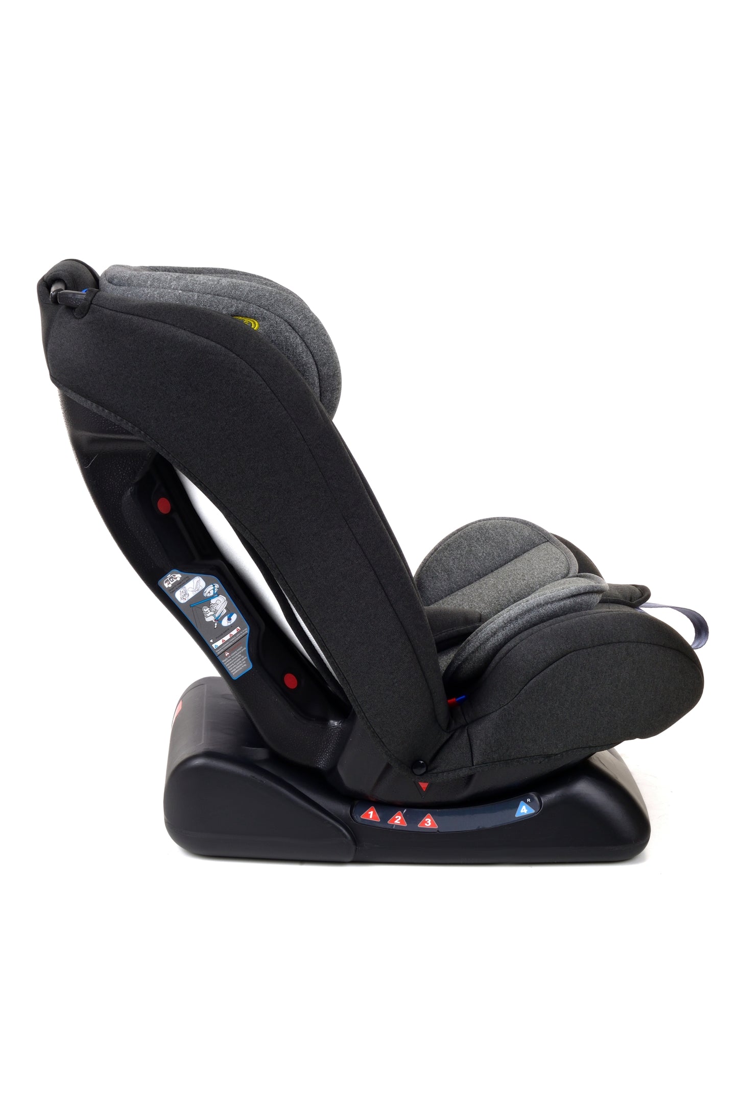 Scaun Auto Profesional Pentru Copil, Baby Jolie ENDO IDL Collection, 3 Grupe de Greutate 0-36 kg, Pozitie de Somn, Instalare In Fata si Spate, Centuri de Siguranta cu 5 Puncte, Tetiera Reglabila, Negru-Gri