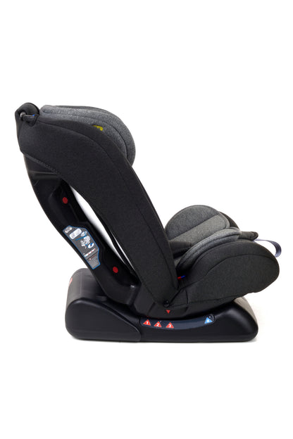 Scaun Auto Profesional Pentru Copil, Baby Jolie ENDO IDL Collection, 3 Grupe de Greutate 0-36 kg, Pozitie de Somn, Instalare In Fata si Spate, Centuri de Siguranta cu 5 Puncte, Tetiera Reglabila, Negru-Gri