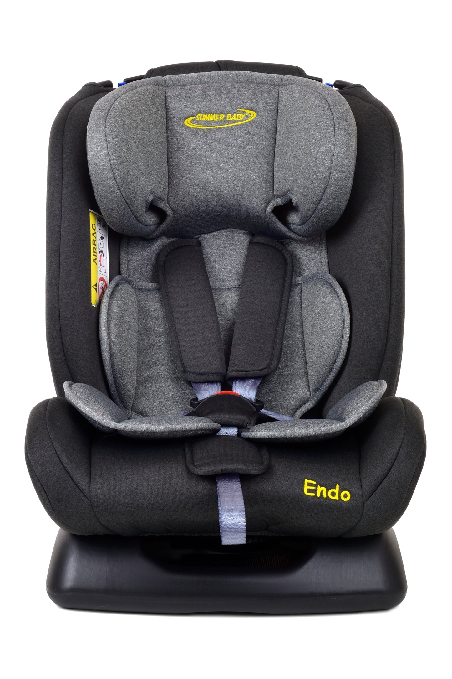 Scaun Auto Profesional Pentru Copil, Baby Jolie ENDO IDL Collection, 3 Grupe de Greutate 0-36 kg, Pozitie de Somn, Instalare In Fata si Spate, Centuri de Siguranta cu 5 Puncte, Tetiera Reglabila, Negru-Gri