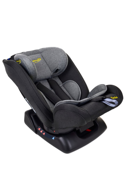 Scaun Auto Profesional Pentru Copil, Baby Jolie ENDO IDL Collection, 3 Grupe de Greutate 0-36 kg, Pozitie de Somn, Instalare In Fata si Spate, Centuri de Siguranta cu 5 Puncte, Tetiera Reglabila, Negru-Gri