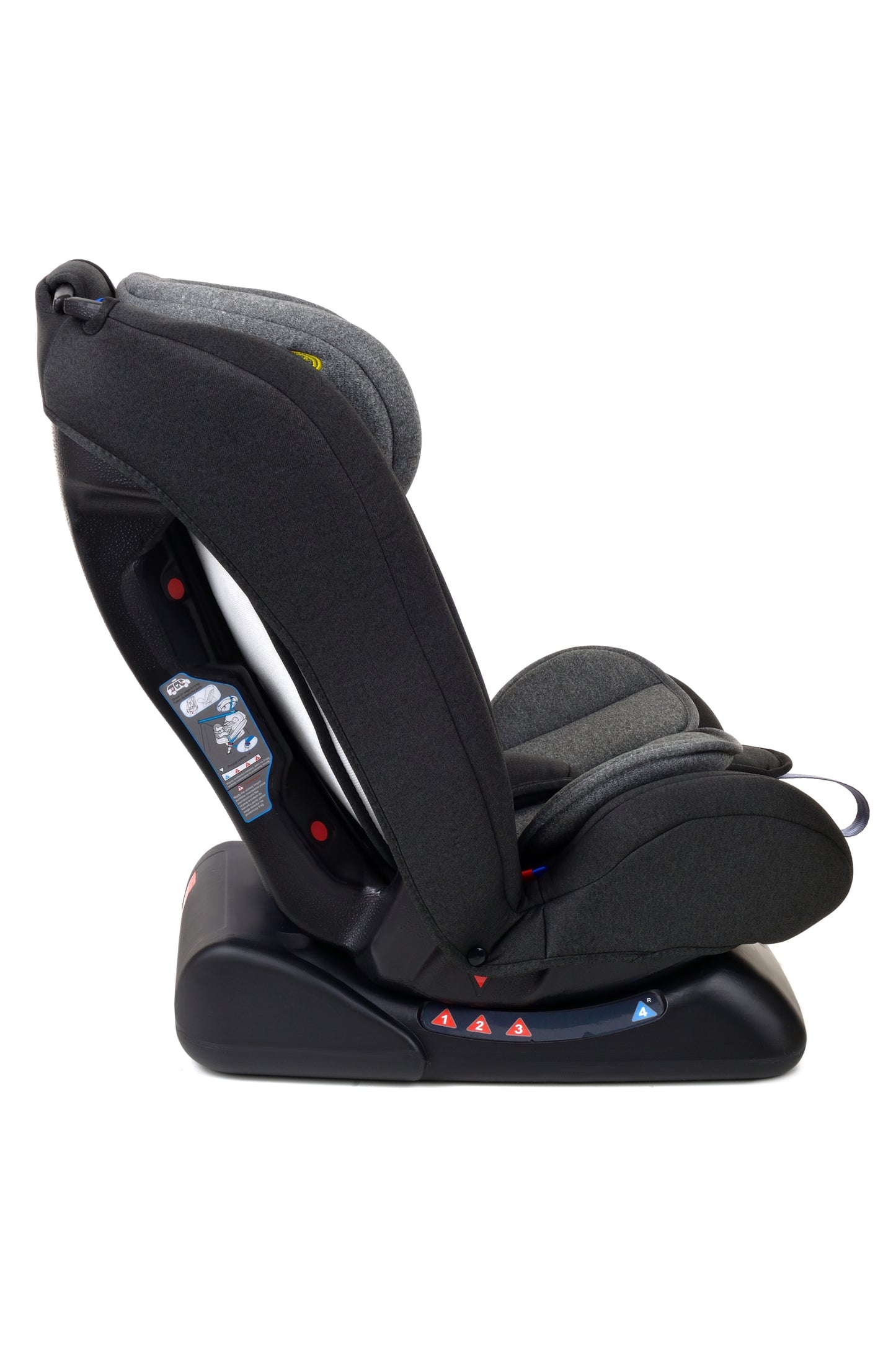 Scaun Auto Profesional Pentru Copil, Baby Jolie ENDO IDL Collection, 3 Grupe de Greutate 0-36 kg, Pozitie de Somn, Instalare In Fata si Spate, Centuri de Siguranta cu 5 Puncte, Tetiera Reglabila, Negru-Gri