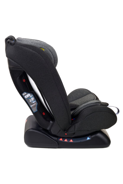 Scaun Auto Profesional Pentru Copil, Baby Jolie ENDO IDL Collection, 3 Grupe de Greutate 0-36 kg, Pozitie de Somn, Instalare In Fata si Spate, Centuri de Siguranta cu 5 Puncte, Tetiera Reglabila, Negru-Gri