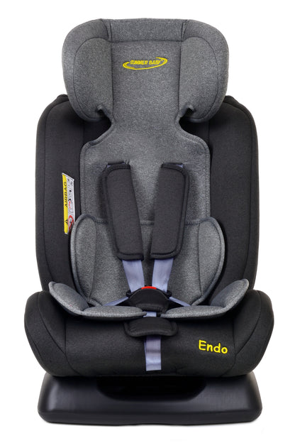 Scaun Auto Profesional Pentru Copil, Baby Jolie ENDO IDL Collection, 3 Grupe de Greutate 0-36 kg, Pozitie de Somn, Instalare In Fata si Spate, Centuri de Siguranta cu 5 Puncte, Tetiera Reglabila, Negru-Gri