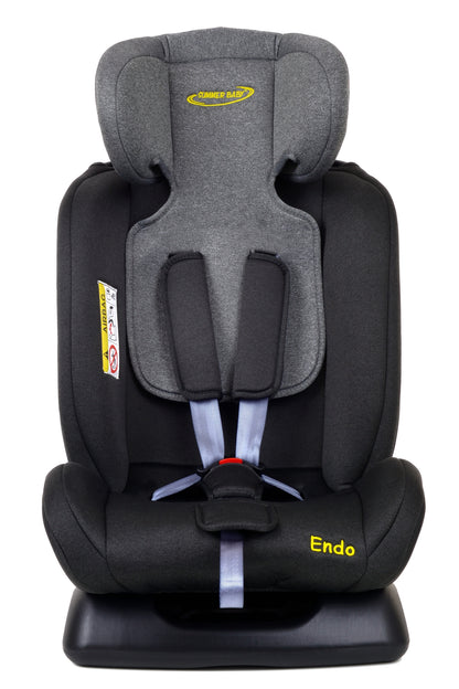 Scaun Auto Profesional Pentru Copil, Baby Jolie ENDO IDL Collection, 3 Grupe de Greutate 0-36 kg, Pozitie de Somn, Instalare In Fata si Spate, Centuri de Siguranta cu 5 Puncte, Tetiera Reglabila, Negru-Gri