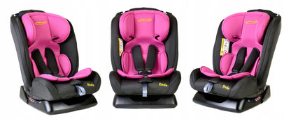 Scaun Auto Profesional Pentru Copil, Baby Jolie ENDO IDL Collection, 3 Grupe de Greutate 0-36 kg, Pozitie de Somn, Instalare In Fata si Spate, Centuri de Siguranta cu 5 Puncte, Tetiera Reglabila, Roz