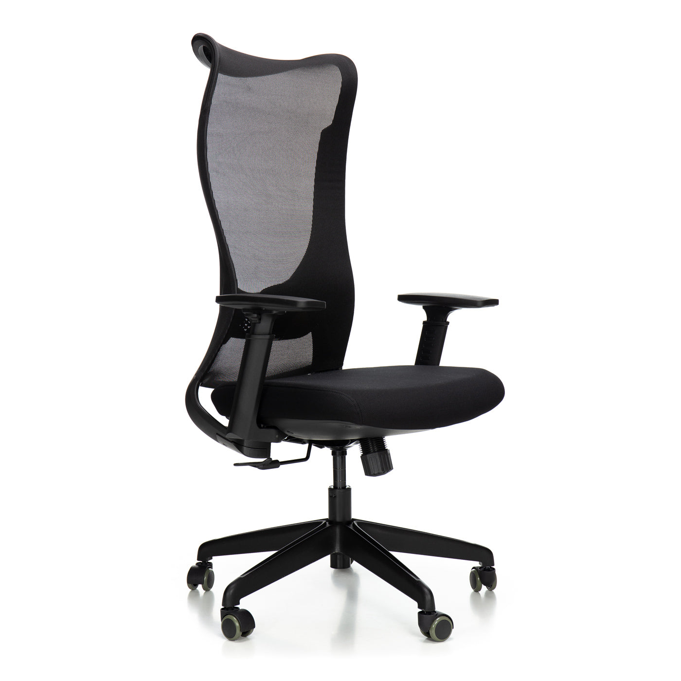 Scaun de Birou Ergonomic idealStore Confort Lux Ergo 960, Sezut din Spuma Confortabila, Spatar aerisit, Cotiere reglabile 2D, Spatarul poate fi inclinat pana la 130