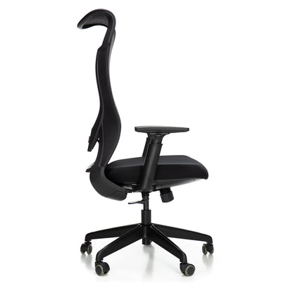 Scaun de Birou Ergonomic idealStore Confort Lux Ergo 960, Sezut din Spuma Confortabila, Spatar aerisit, Cotiere reglabile 2D, Spatarul poate fi inclinat pana la 130