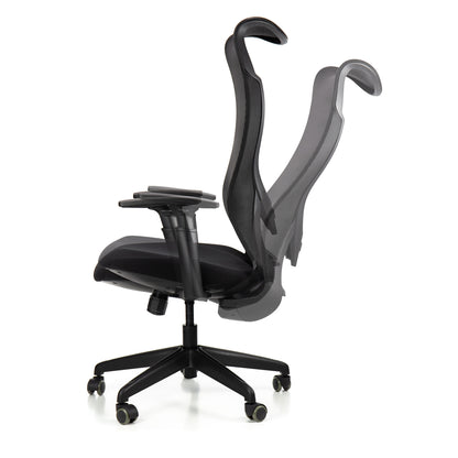 Scaun de Birou Ergonomic idealStore Confort Lux Ergo 960, Sezut din Spuma Confortabila, Spatar aerisit, Cotiere reglabile 2D, Spatarul poate fi inclinat pana la 130