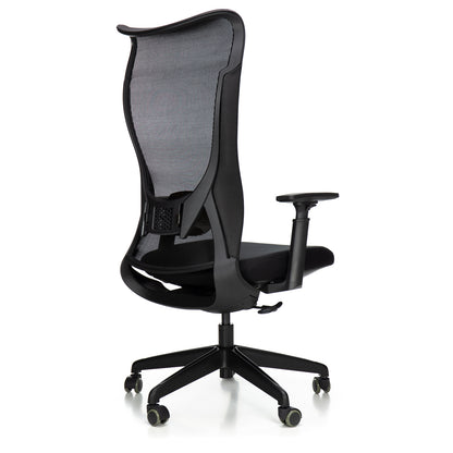 Scaun de Birou Ergonomic idealStore Confort Lux Ergo 960, Sezut din Spuma Confortabila, Spatar aerisit, Cotiere reglabile 2D, Spatarul poate fi inclinat pana la 130