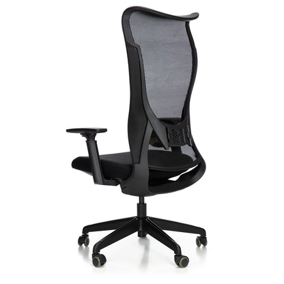 Scaun de Birou Ergonomic idealStore Confort Lux Ergo 960, Sezut din Spuma Confortabila, Spatar aerisit, Cotiere reglabile 2D, Spatarul poate fi inclinat pana la 130